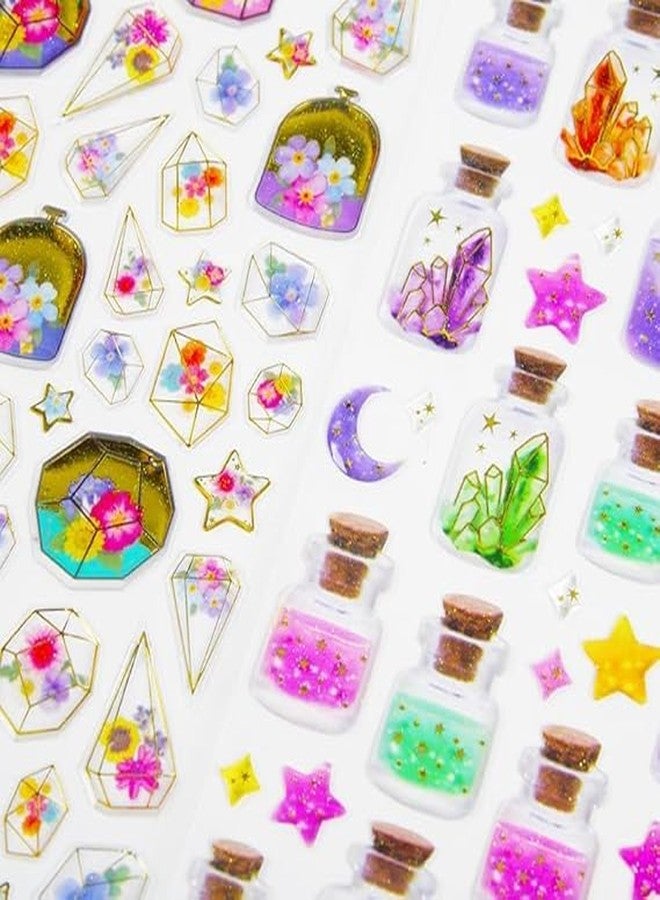 NVF Glitter Decorative Sticker Set | Shiny Stickers for Journaling, Scrapbooking, Planners & DIY Crafts - Image 1